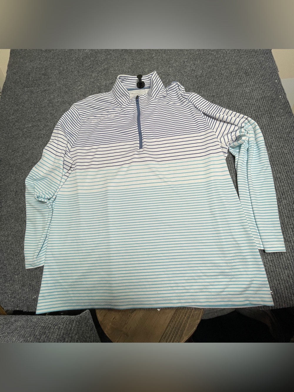 On The Go Vineyard Vines Sankaty Quarter zip Performance long sleeve   Men’s 3XL